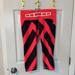 Adidas Cropa - Black and Coral Zigzag